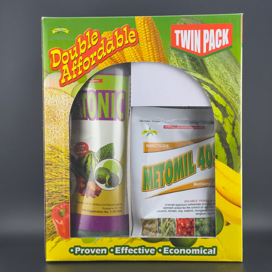 Megatonic 1000ml Foliar Fertilizer + Free Metomil Insecticide - Vanhawk Agrichemicals