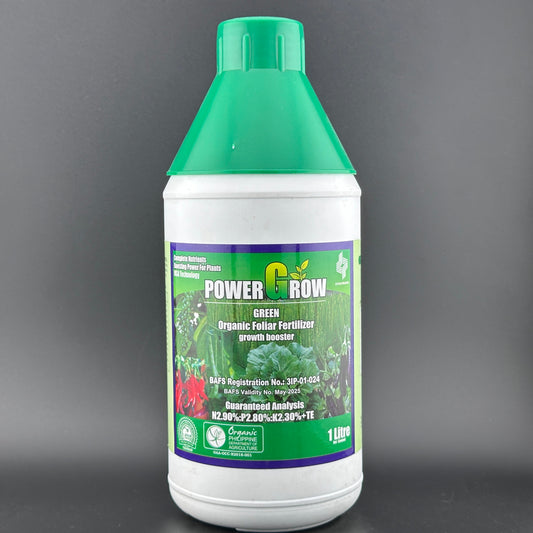 PowerGrow Green 1000ml Organic Foliar - GREEN YIELDS