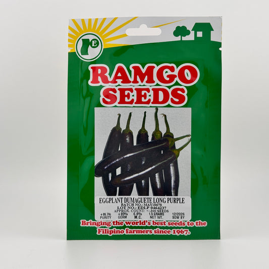 Eggplant Dumaguete Long Purple (PACK) - RAMGO SEEDS