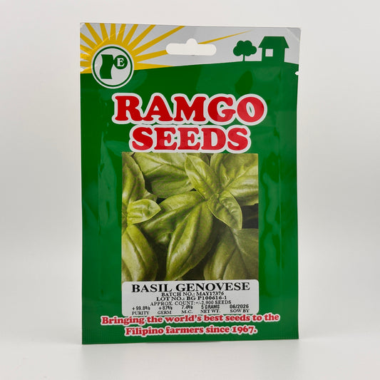 Basil Genovese (PACK) - RAMGO SEEDS